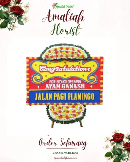 Sewa Papan Bunga Borbor